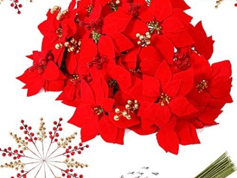 Product: Artificial Poinsettia Flowers