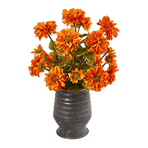 Product: Silk Zinnia Flowers