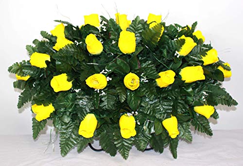floral saddle arrangement