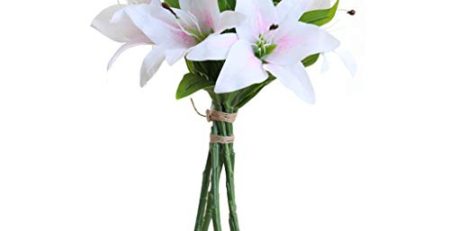 Product: Artificial Lilies – Vibrant Silk Flowers for Elegant Home and Office Décor