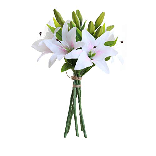 Product: Artificial Lilies – Vibrant Silk Flowers for Elegant Home and Office Décor