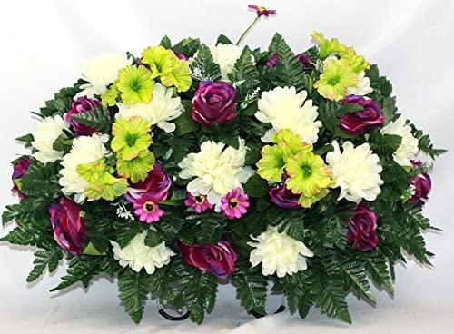 Product: Best Artificial Flowers for Cemetery – Realistic Looking Silk Flowers for Timeless Memorials