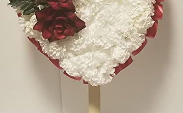 Product: Memorial Wreaths for Cemetery – Beautiful Realistic Looking Silk Flowers for Lasting Tributes