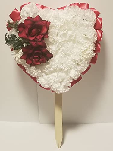 Product: Memorial Wreaths for Cemetery – Beautiful Realistic Looking Silk Flowers for Lasting Tributes