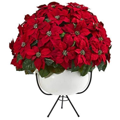 Artificial Poinsettias