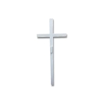 Product: Woodhaven Large Memorial Cross - Perfect For Outdoor And Memorial Sites - Steel Grave Marker White Powder Coat Finish - Headstone Replacement - Made In The USA