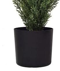 Product: Two 5 Foot Artificial Topiary Cedar Trees Potted Indoor Outdoor Plants