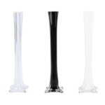 Product: LACrafts 16" Glass Eiffel Tower Vases - 12 Pack - Clear