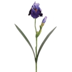 Product: 28" Silk Bearded Iris Flower Spray -Purple/Blue (Pack of 12)