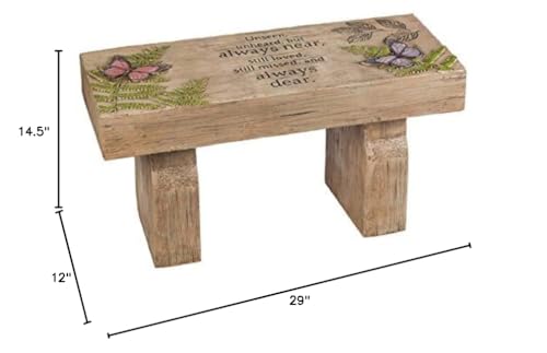 Product: New Creative Those We Love Memorial Outdoor Garden Decor | Butterflies & Ferns | Furniture for Patio Porch Lawn Park Deck Gravesite | Loss of Loved One | Pet Dog Cat