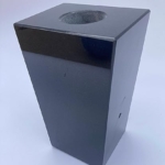 Product: Upstate Stone Works Granite Vase 5x4x9 Jet Black (All Polished)