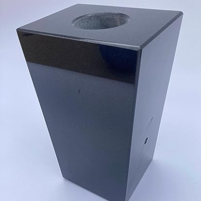 Product: Upstate Stone Works Granite Vase 5x4x9 Jet Black (All Polished)