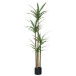 Product: ProDeco Artificial 6Ft Agave Yucca Trees Large Tall Fake Plants with 4 Heads Floor Silk Faux Potted Plants for Home Living Room Bedroom Office Decor Indoor Outdoor…