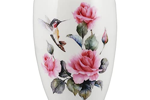 Product: Pink Rose - Humming Bird Adult Cremation Urns for Human Ashes - Decorative Urn,ERN for Human Ashes Female & Male,Urns for Ashes Men & Women,Funeral Urn (Pink Rose, Adult)