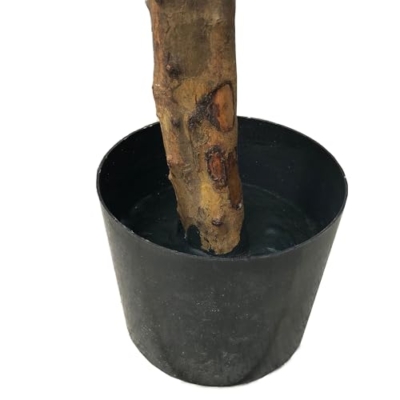 Product: 6' Real Touch Fiddle Leaf Fig Silk Tree w/Pot -105 Leaves -Green
