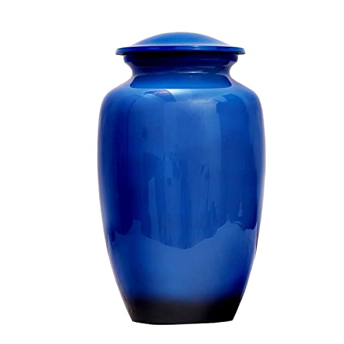 Silky Flower Store HLC URNS Dolphin Ocean Blue Cremation Urn for Human Ashes, Adult Funeral Urn, Handmade Memorial Urn 10.5 x 6 inches 4 4 Product: HLC URNS Dolphin Ocean Blue Cremation Urn for Human Ashes - Adult Funeral Urn Handcrafted - Affordable Urn for Ashes (Adult (200 lbs) – 10.5 x 6 “, Cremation Urn)