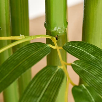 Product: HOMCOM 4.5FT Artificial Bamboo Tree, Decorative Faux Plant in Nursery Pot for Indoor or Outdoor Decor