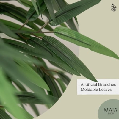 Silky Flower Store Artificial Bamboo Tree Plant, Faux Indoor Floor Plant, House Office Home Décor, 71in 11 11 Product: Maia Shop 71in Artificial Bamboo Tree Plant for House, Apartment or Office – Realistic Fake Indoor Plants for Living Room, Bedroom, Bathroom, Entryway or Patio – Faux Greenery for Home Décor