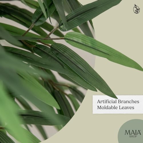 Silky Flower Store Artificial Bamboo Tree Plant, Faux Indoor Floor Plant, House Office Home Décor, 71in 2 2 Product: Maia Shop 71in Artificial Bamboo Tree Plant for House, Apartment or Office – Realistic Fake Indoor Plants for Living Room, Bedroom, Bathroom, Entryway or Patio – Faux Greenery for Home Décor