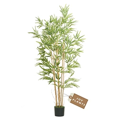 Product: Joyplants Artificial Bamboo Tree, 5ft Fake Bamboo Silk Plant with Basket, Tall Faux Trees in Pot for Restaurant Home Office Decoration
