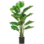 Product: 5ft Goplus Artificial Monstera Deliciosa Plant - Realistic Faux Swiss Cheese Tree for Home & Office Decor