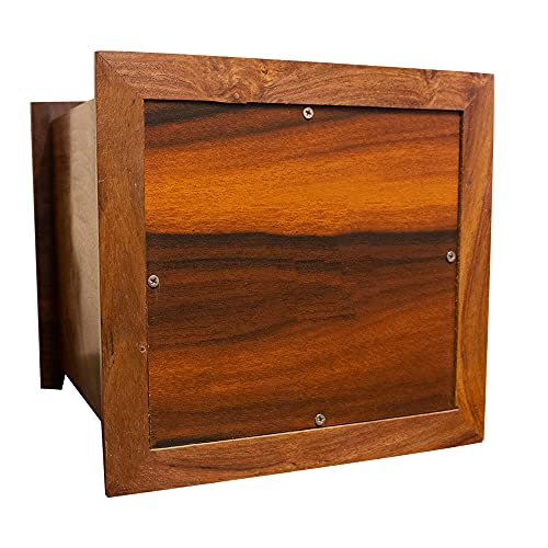 Silky Flower Store American Flag Eagle Wooden Cremation Urn, Adult Memorial Urn with Engraving, Patriotic Veteran Ashes Box, 0cm 4 4 Product: American Flag and Eagle Cremation Urn, Wooden Funeral Urns with Engraving