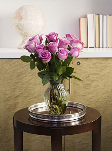 Silky Flower Store Purple Roses Bouquet, Fresh Flowers Fall Collection, Prime Next Day Delivery, Decorative Floral Arrangement 12 Stems 4 4 Product: KaBloom PRIME NEXT DAY DELIVERY - Fall Collection - Bouquet of 12 Fresh Purple Roses Fresh.Gift for Birthday, Sympathy, Anniversary, Get Well, Thank You, Valentine, Mother’s Day Fresh Flowers