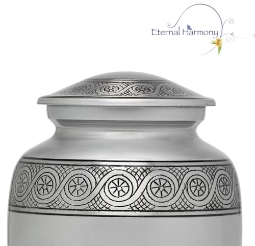 Product: Eternal Harmony Cremation Urns for Human Ashes - Large Adult Size for Men & Women | Decorative Funeral Urns with Handcrafted Designs | Honor and Remember Your Loved Ones | Holds Up to 210 Cubic Inches