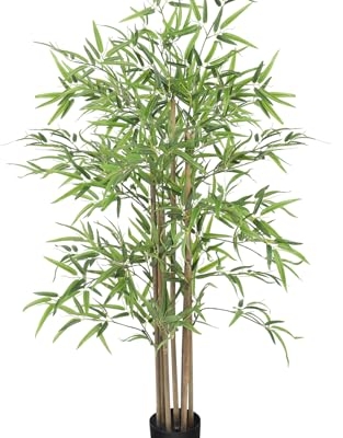 Silky Flower Store Artificial Bamboo Tree Faux Silk Plant, Lifelike Home Office Decor, 5FT 8 8 Product: YOLEO 5FT Artificial Bamboo Tree - Lifelike Faux Silk Plant for Home & Office Decor