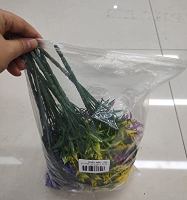 Silky Flower Store Artificial Lavender Flowers, UV Resistant Outdoor Faux Shrubs, 12 Bundles, Mixed Color, 35cm 24 24 Product: Homcomodar Artificial Lavender Flowers 12 Bundles UV Resistant Outdoor Flower Fake Plastic Outdoor Plants Bush Faux Shrubs Outdoor Garden Yard Hanging Decoration(Mixed Color)