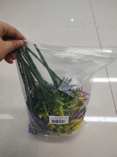 Silky Flower Store Artificial Lavender Flowers, UV Resistant Outdoor Faux Shrubs, 12 Bundles, Mixed Color, 35cm 10 10 Product: Homcomodar Artificial Lavender Flowers 12 Bundles UV Resistant Outdoor Flower Fake Plastic Outdoor Plants Bush Faux Shrubs Outdoor Garden Yard Hanging Decoration(Mixed Color)