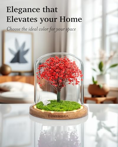 Product: Tree of Life. Handmade Preserved Flower. Eternal Flower. Immortalized Ecuadorian Flower (Red)