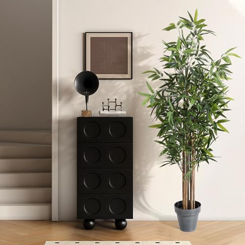 Product: Generic 6 ft Artificial Bamboo Tree Greenery Plants Decor in Pot for Indoor Home Office Decoration 71 inch