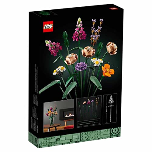Silky Flower Store LEGO Icons Flower Bouquet 10280 Building Kit for Adults, Artificial Floral Arrangement, Unique Gift 15 Stems 20.5cm 5 5 Product: LEGO® Icons Flower Bouquet 10280 Building Kit; A Unique Flower Bouquet Gift and Creative Project for Adults