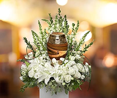 Silky Flower Store Highway to Heaven Cremation Urn for Ashes, Adult Male Personalized Human Ashes, Biker Sunset Memorial Urn, 20.5cm 10 10 Product: Highway to Heaven Cremation Urn for Ashes Adult Male - Beautifully Handcrafted & Personalized Cremation Urns for Human Ashes Adult Man