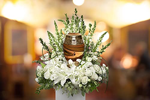 Silky Flower Store Highway to Heaven Cremation Urn for Ashes, Adult Male Personalized Human Ashes, Biker Sunset Memorial Urn, 20.5cm 1 1 Product: Highway to Heaven Cremation Urn for Ashes Adult Male - Beautifully Handcrafted & Personalized Cremation Urns for Human Ashes Adult Man