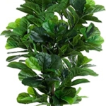 Product: FLOWORLD Fiddle Leaf Fig Tree 6ft Tall Artificial Tree in Plastic Pot Fake Ficus Lyrata Plants with 184 Decorative Fiddle Leaves Faux Fig Trees for Home Office Living Room Decor Indoor Outdoor