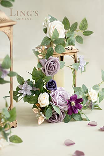 Silky Flower Store Artificial Flower Garland Lilac Lantern, Light Purple Wedding Aisle Decor, Faux Floral Centerpiece, 1.8ft x 6, 10.8ft 1 1 Product: Ling's Moment 6Pack 1.8ft Artificial Flowers Garland Lilac Lantern Flower Centerpieces Light Purple Wedding Aisle Decor Chair Arch Floral for Reception Pew Signs DIY Table Wall Window Decoration