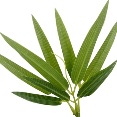 Product: Artificial Tree in Modern Granite Effect Planter, Fake Bamboo Silk TRE for Indoor and Outdoor Home Decoration - 70" Overall Tall (Plant Pot Plus Tree)