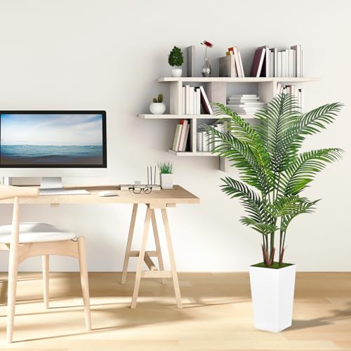 Product: Artificial Palm Tree 5FT,Fake Tree in Pot Faux Tropical Palm Plant for Home Office Living Room Decor Outdoor Indoor (Palm Tree)