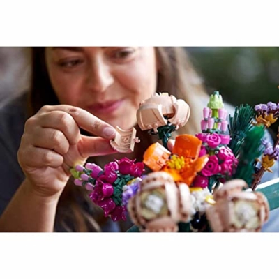 Silky Flower Store LEGO Icons Flower Bouquet 10280 Building Kit for Adults, Artificial Floral Arrangement, Unique Gift 15 Stems 20.5cm 11 11 Product: LEGO® Icons Flower Bouquet 10280 Building Kit; A Unique Flower Bouquet Gift and Creative Project for Adults