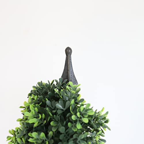 Product: Damomo Artificial Topiaries Outdoor Boxwood Trees, Spiral Topiary Tree 3.6 ft(2 Pieces) Faux Topiary Tree Outdoor Feaux Plant for Decorative Indoor/Outdoor/Garden (43inch)