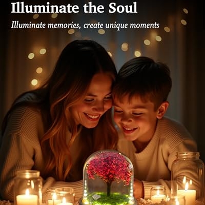 Product: Tree of Life. Handmade Preserved Flower. Eternal Flower. Immortalized Ecuadorian Flower (Red)