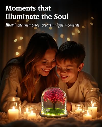 Product: Tree of Life. Handmade Preserved Flower. Eternal Flower. Immortalized Ecuadorian Flower (Red)