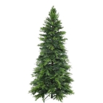 Product: Sunnydaze Stately and Slim Artificial Christmas Tree - Unlit - Indoor Use Only - Includes Stand - Traditional Design - 7 ft
