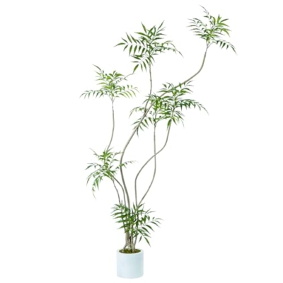 Product: Artificial Mahonia fortunei Tree,6ft Tall Fake Plants Artificial Mahonia fortunei Plants for Indoor, Fake Trees for Office Home Living Room Floor Patio Greening Porch Decor