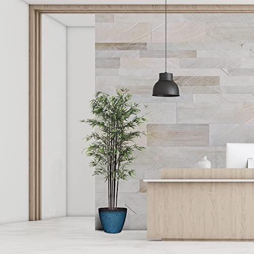 Product: 6ft Bamboo Tree in Black Pot | 1296 Lifelike Silk Leaves | Artificial Trees | Realistic Bark | Perfect for Indoor Use | Home & Office Décor
