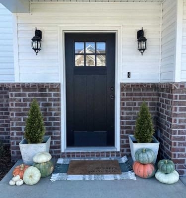 Product: Aveyas 3ft Artificial Cedar Topiary Trees for Outdoor Front Porch Door, 3 Feet Faux Potted Plants Evergreen Fake Pine Cypress Tree for Outside Home Decor (3 ft Tall) - Set of 2 Pack
