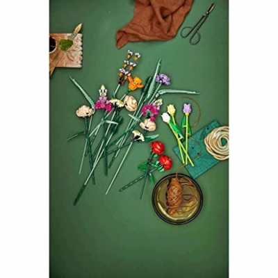 Silky Flower Store LEGO Icons Flower Bouquet 10280 Building Kit for Adults, Artificial Floral Arrangement, Unique Gift 15 Stems 20.5cm 13 13 Product: LEGO® Icons Flower Bouquet 10280 Building Kit; A Unique Flower Bouquet Gift and Creative Project for Adults