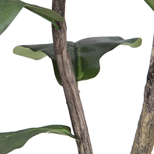 Silky Flower Store Faux Fiddle Leaf Fig Tree, Vickerman Artificial Indoor Decor, Green Silk Plant, 10ft Tall 4 4 Product: Vickerman Everyday Faux Fiddle Leaf Fig Tree 10ft Tall Green Silk Artificial Indoor Fiddle Plant With 184 Large Fiddle Leaves Single Stem Home Office Decor